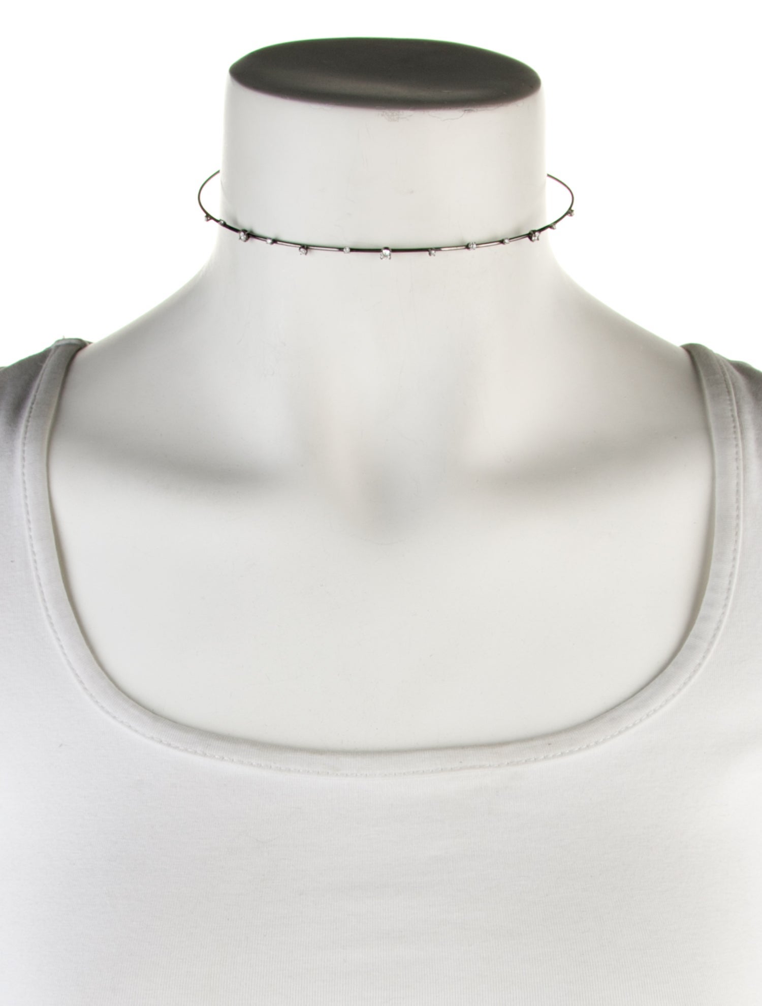 Lana Jewelry 14K Diamond Choker Necklace